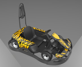 750w adulto Mini Go Kart, kart eléctrico de Karting del pedal para los niños