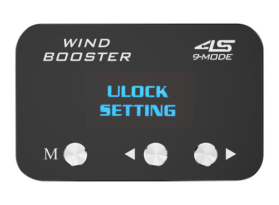 Regulador Black Aluminum Frame de la válvula reguladora del coche de Windbooster 4S