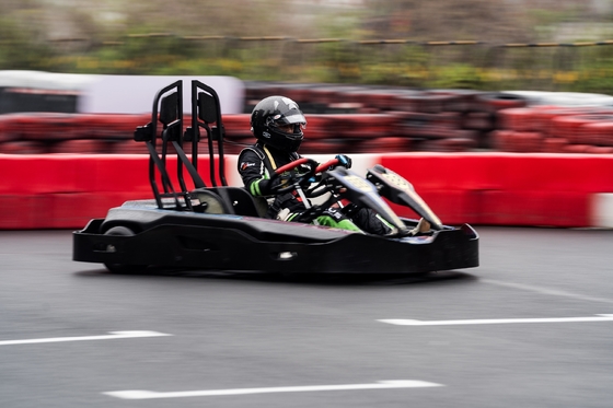 Kart eléctrico que compite con profesional para los niños 10N·M 32km/H Max Speed
