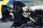 Movimiento completo F1 de la diversión profesional que compite con el simulador
