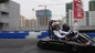 Kart favorable 48V eléctrico que compite con de los niños del parque de atracciones con la luz del LED